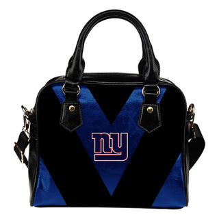 Triangle Double Separate Colour New York Giants Shoulder Handbags