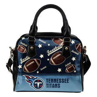 Personalized American Football Awesome Tennessee Titans Shoulder Handbag