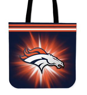 Denver Broncos Flashlight Tote Bags - Best Funny Store