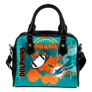 The Victory Miami Dolphins Shoulder Handbags