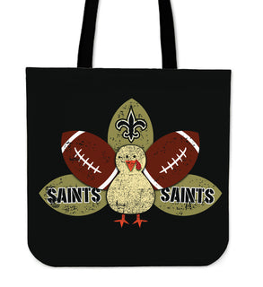 Thanksgiving New Orleans Saints Tote Bags - Best Funny Store