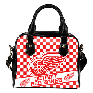 Different Fabulous Banner Detroit Red Wings Shoulder Handbags