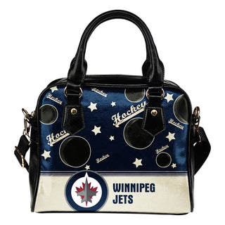 Personalized American Hockey Awesome Winnipeg Jets Shoulder Handbag
