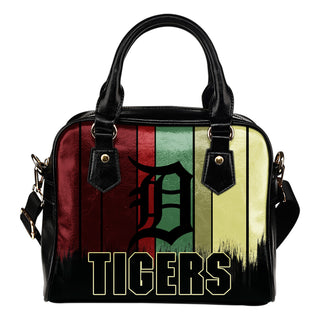 Vintage Silhouette Detroit Tigers Purse Shoulder Handbag