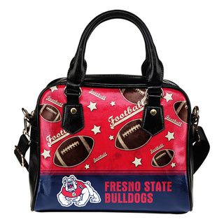 Personalized American Football Awesome Fresno State Bulldogs Shoulder Handbag
