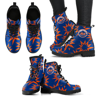 Dizzy Motion Amazing Designs Logo New York Mets Boots