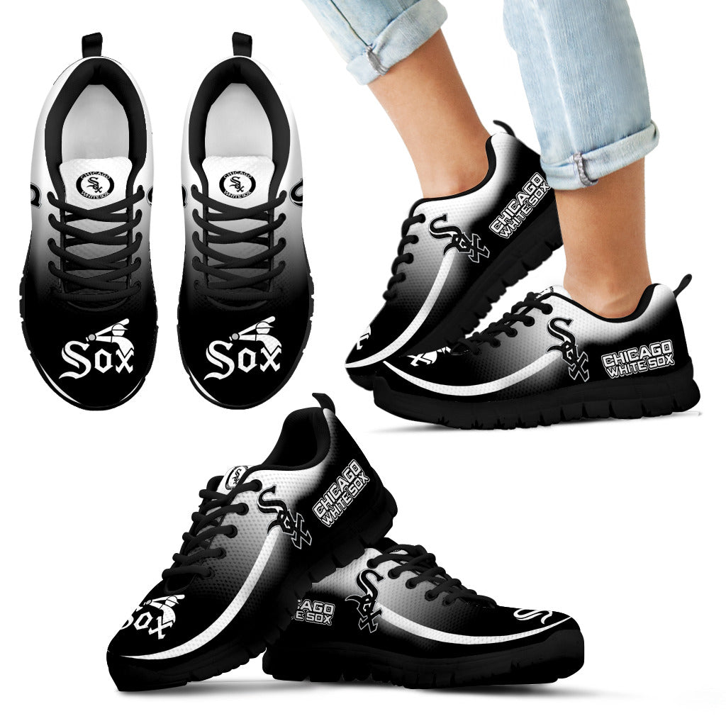 Mystery Straight Line Up Chicago White Sox Sneakers – Best Funny Store