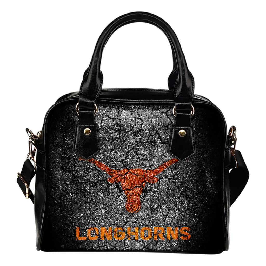 Wall Break Texas Longhorns Shoulder Handbags Women Purse