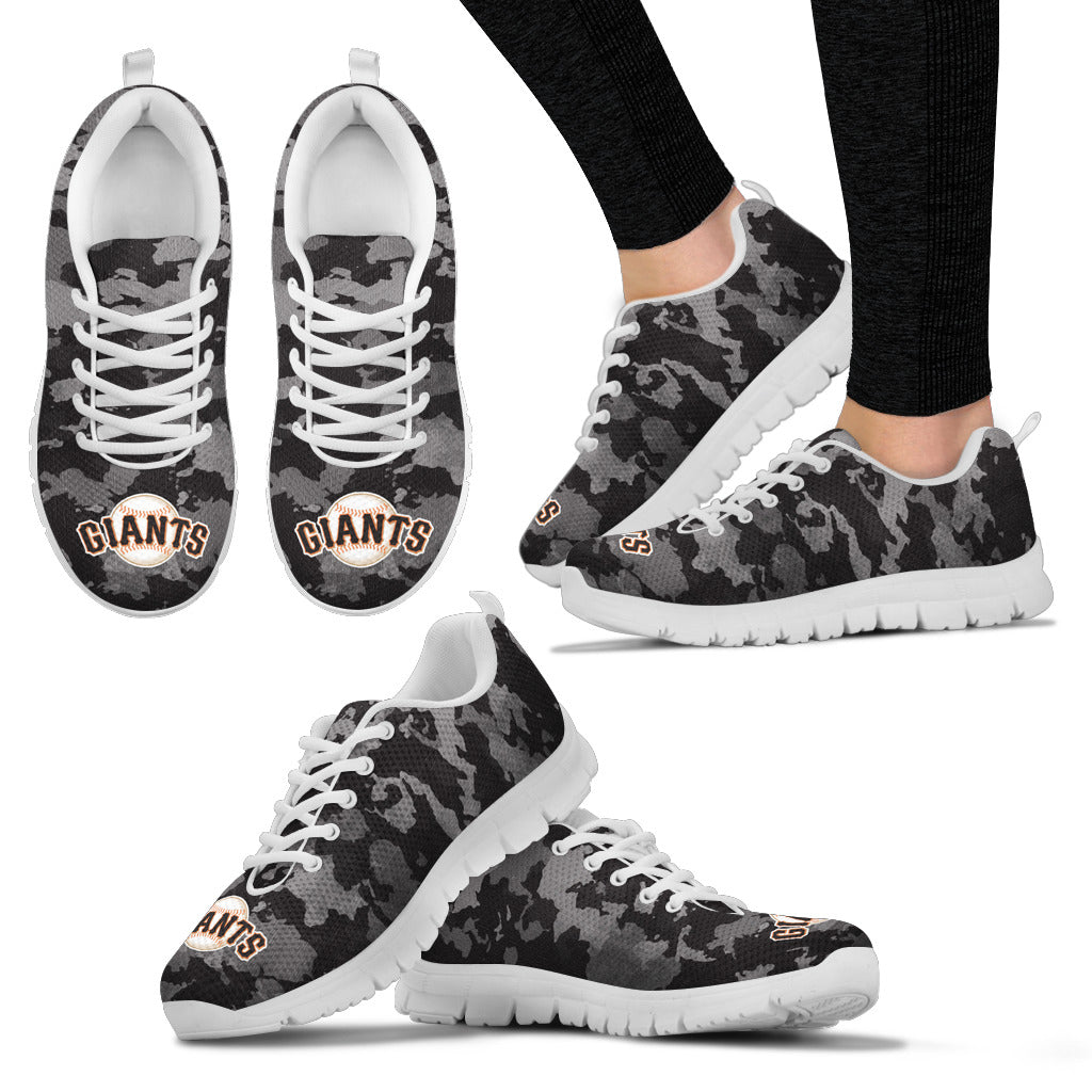 Arches Top Fabulous Camouflage Background San Francisco Giants Sneakers