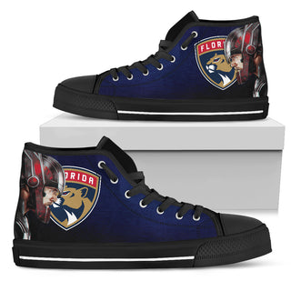 Thor Head Beside Florida Panthers Top Shoes