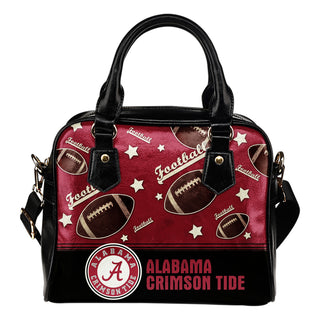 Personalized American Football Awesome Alabama Crimson Tide Shoulder Handbag