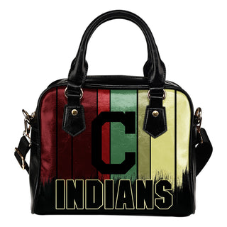 Vintage Silhouette Cleveland Indians Purse Shoulder Handbag