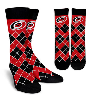 Gorgeous Carolina Hurricanes Argyle Socks