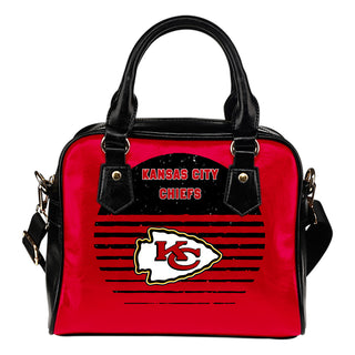 Back Fashion Round Charming Kansas City Chiefs Shoulder Handbags