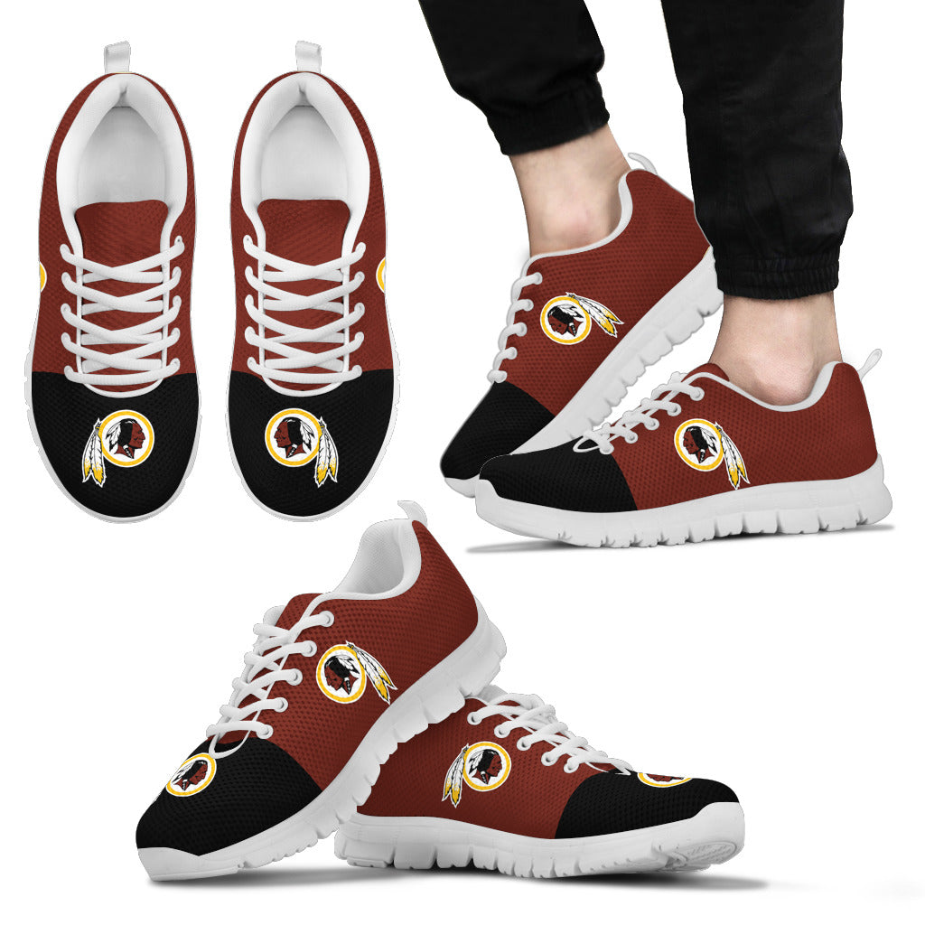 Two Colors Aparted Washington Redskins Sneakers