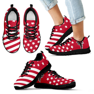 America Flag Full Stars Stripes Atlanta Falcons Sneakers