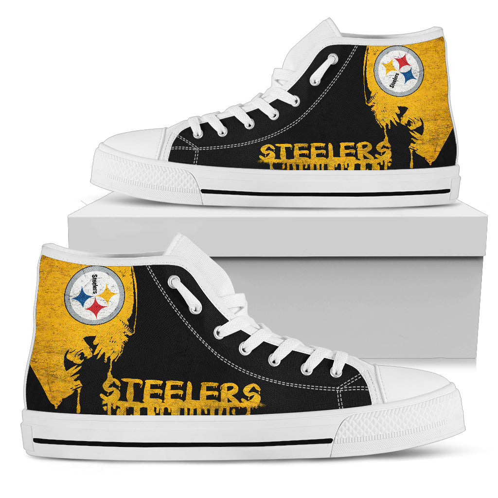 Alien Movie Pittsburgh Steelers High Top Shoes
