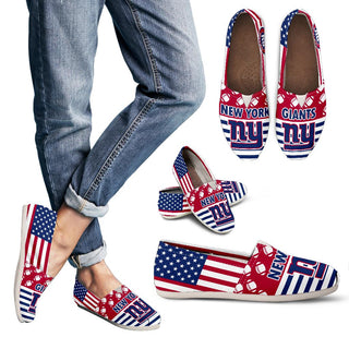 American Flag New York Giants Casual Shoes