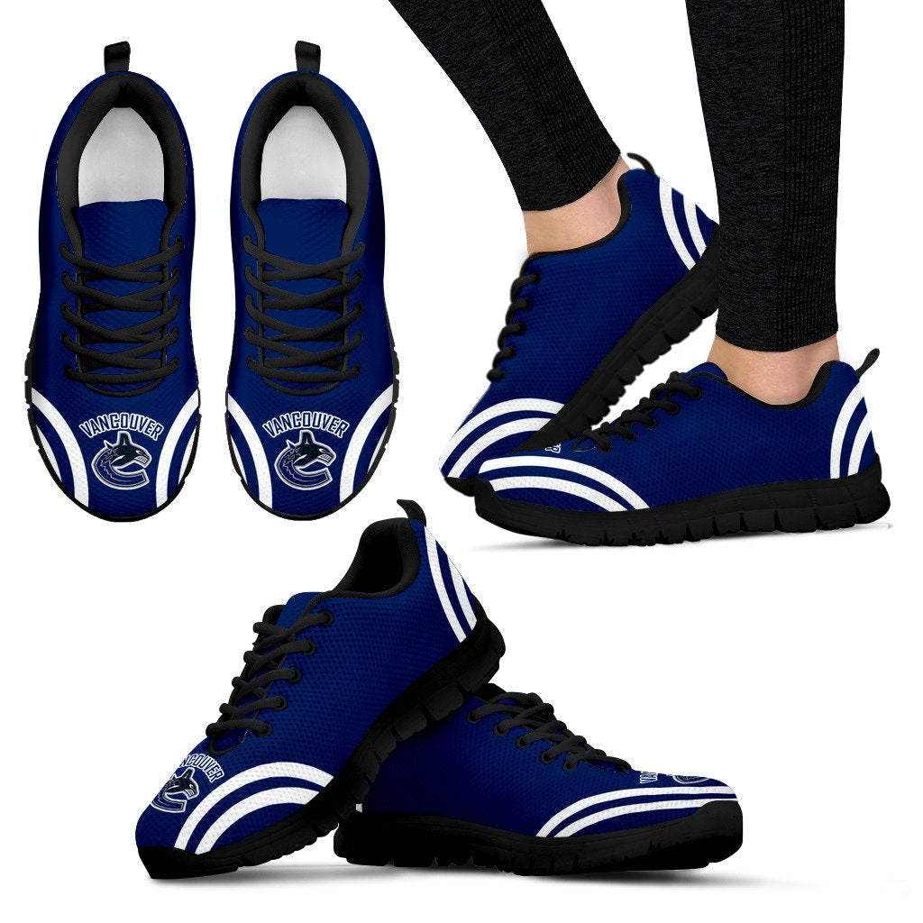 Lovely Curves Stunning Logo Icon Vancouver Canucks Sneakers