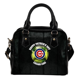 Retro Scene Lovely Shining Patrick's Day Chicago Cubs Shoulder Handbags