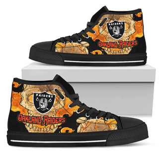 I Am Die Hard Fan Your Approval Is Not Required Oakland Raiders High Top Shoes