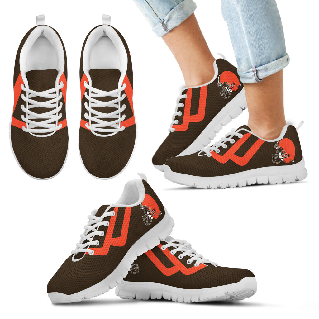 Line Bottom Straight Cleveland Browns Sneakers