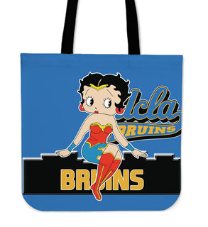 Wonder Betty Boop UCLA Bruins Tote Bags