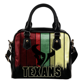 Vintage Silhouette Houston Texans Purse Shoulder Handbag