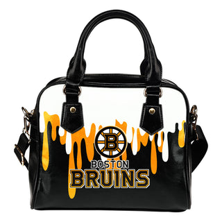 Color Leak Down Colorful Boston Bruins Shoulder Handbags