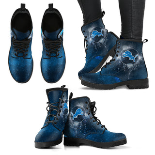 Secret Green Sun And Moon Dreamcatcher Detroit Lions Boots