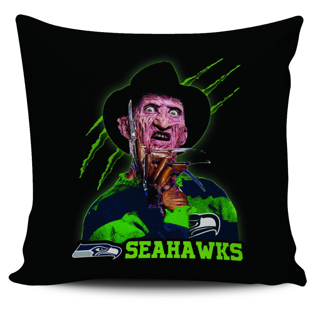 Freddy Seattle Seahawks Pillow Covers - Best Funny Store