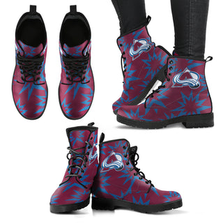 Dizzy Motion Amazing Designs Logo Colorado Avalanche Boots