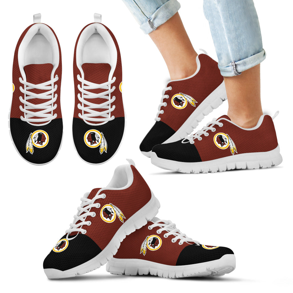 Two Colors Aparted Washington Redskins Sneakers