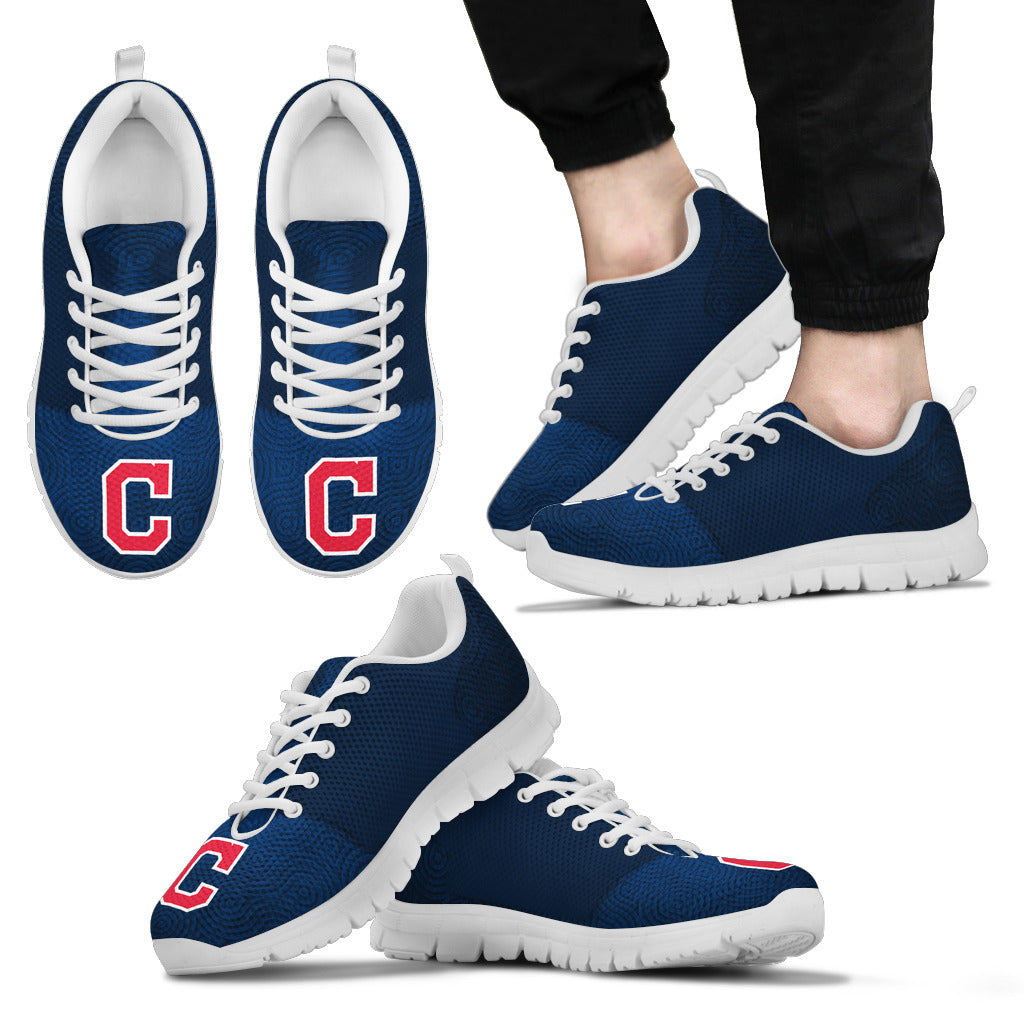 Seamless Line Magical Wave Beautiful Cleveland Indians Sneakers