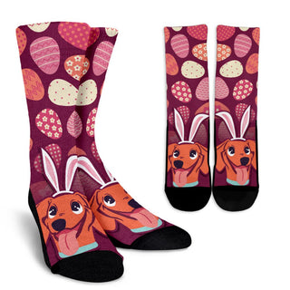 Nice Dachshund Socks - Easter Dachshund Pattern Socks, is a cool gift