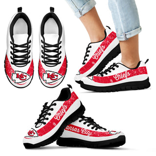 Single Line Logo Kansas City Chiefs Sneakers
