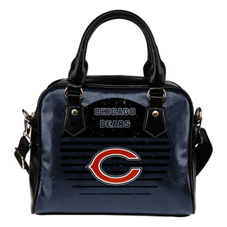 Back Fashion Round Charming Chicago Bears Shoulder Handbags