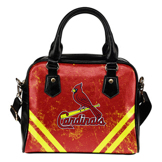 Couple Curves Light Good Logo St. Louis Cardinals Shoulder Handbags