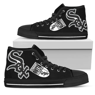 Straight Outta Chicago White Sox High Top Shoes