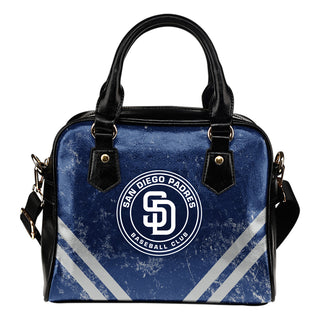 Couple Curves Light Good Logo San Diego Padres Shoulder Handbags
