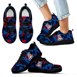 Military Background Energetic Arizona Wildcats Sneakers