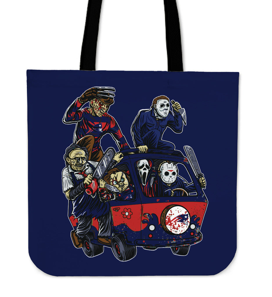 New England Patriots The Massacre Machine Tote Bag - Best Funny Store
