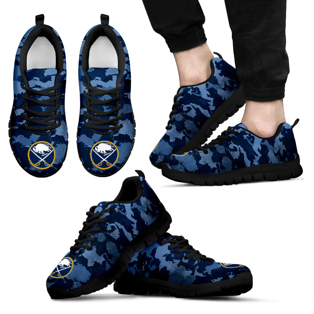 Arches Top Fabulous Camouflage Background Buffalo Sabres Sneakers