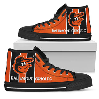 Steaky Trending Fashion Sporty Baltimore Orioles High Top Shoes