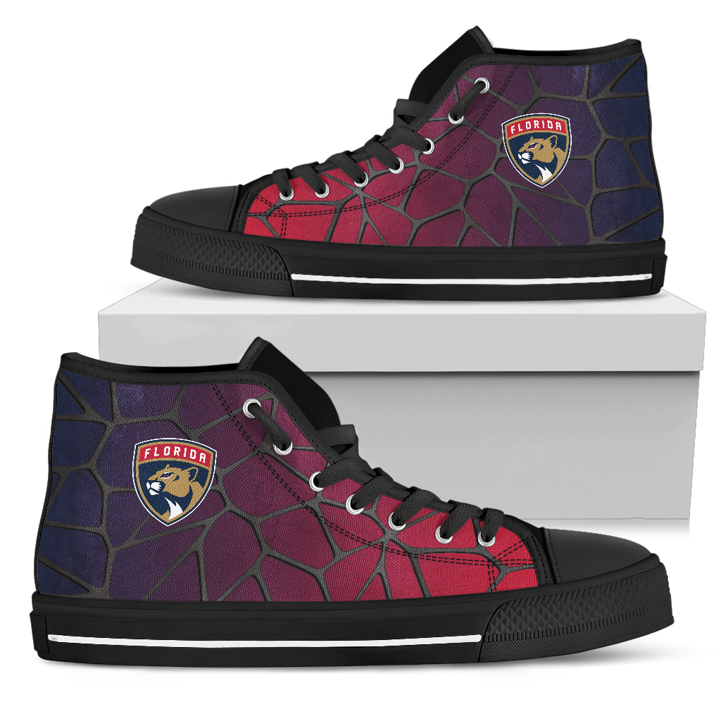 Colors Air Cushion Florida Panthers Gradient High Top Shoes