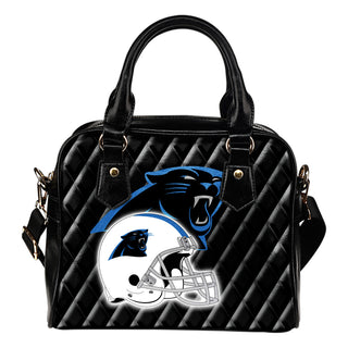 Couple Helmet Enchanting Logo Carolina Panthers Shoulder Handbags