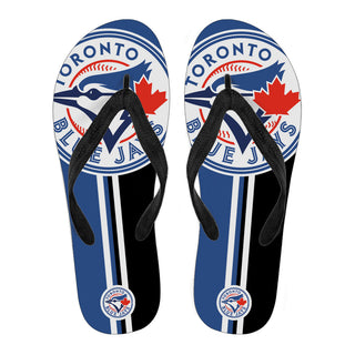 Toronto Blue Jays Fan Gift Two Main Colors Flip Flops