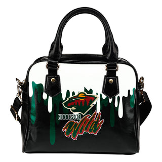 Color Leak Down Colorful Minnesota Wild Shoulder Handbags