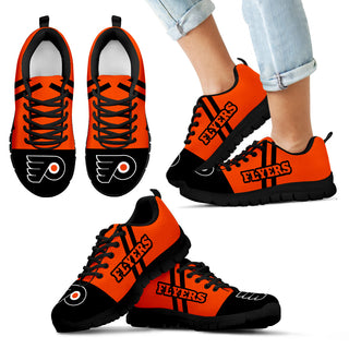 Line Stripe Logo Bottom Philadelphia Flyers Sneakers