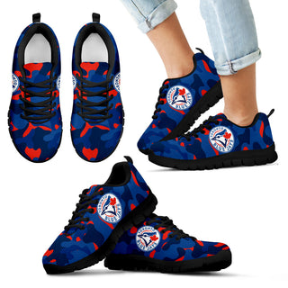 Military Background Energetic Toronto Blue Jays Sneakers